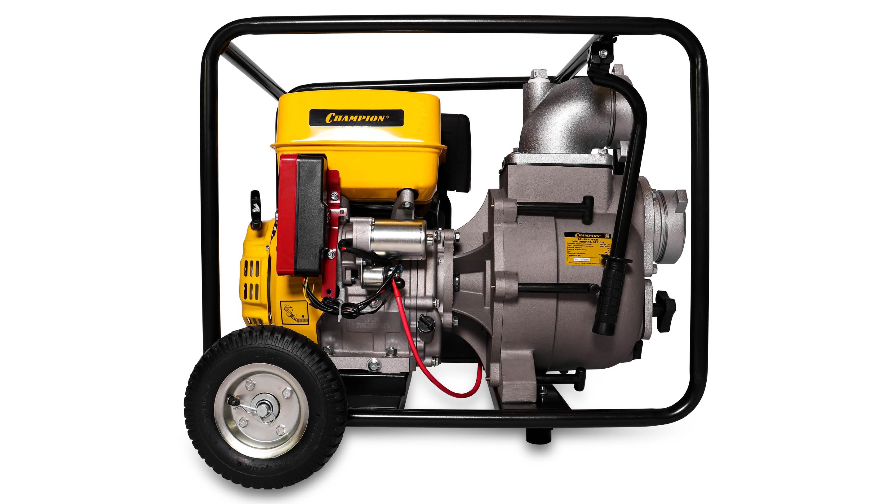 Бензиновая мотопомпа CHAMPION GTP101E