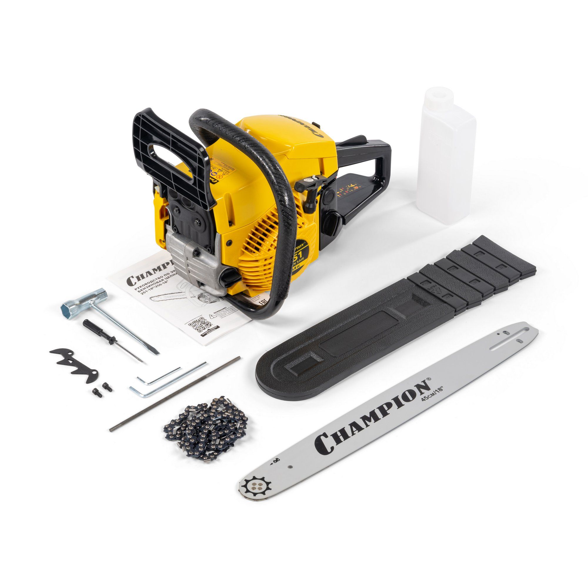 Бензиновая пила CHAMPION 251-18