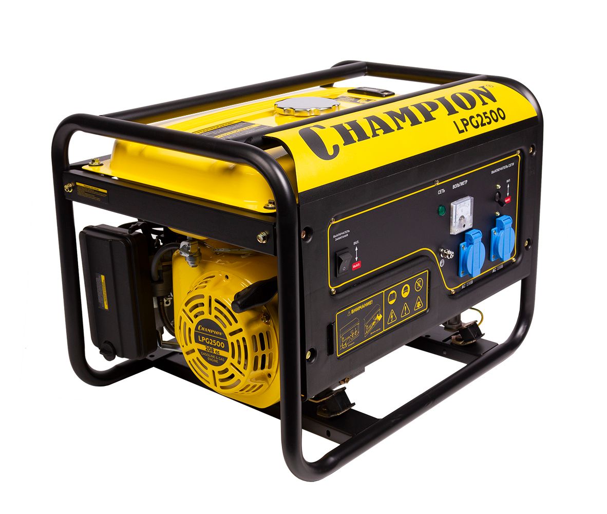 Бензин-газовый генератор CHAMPION LPG2500