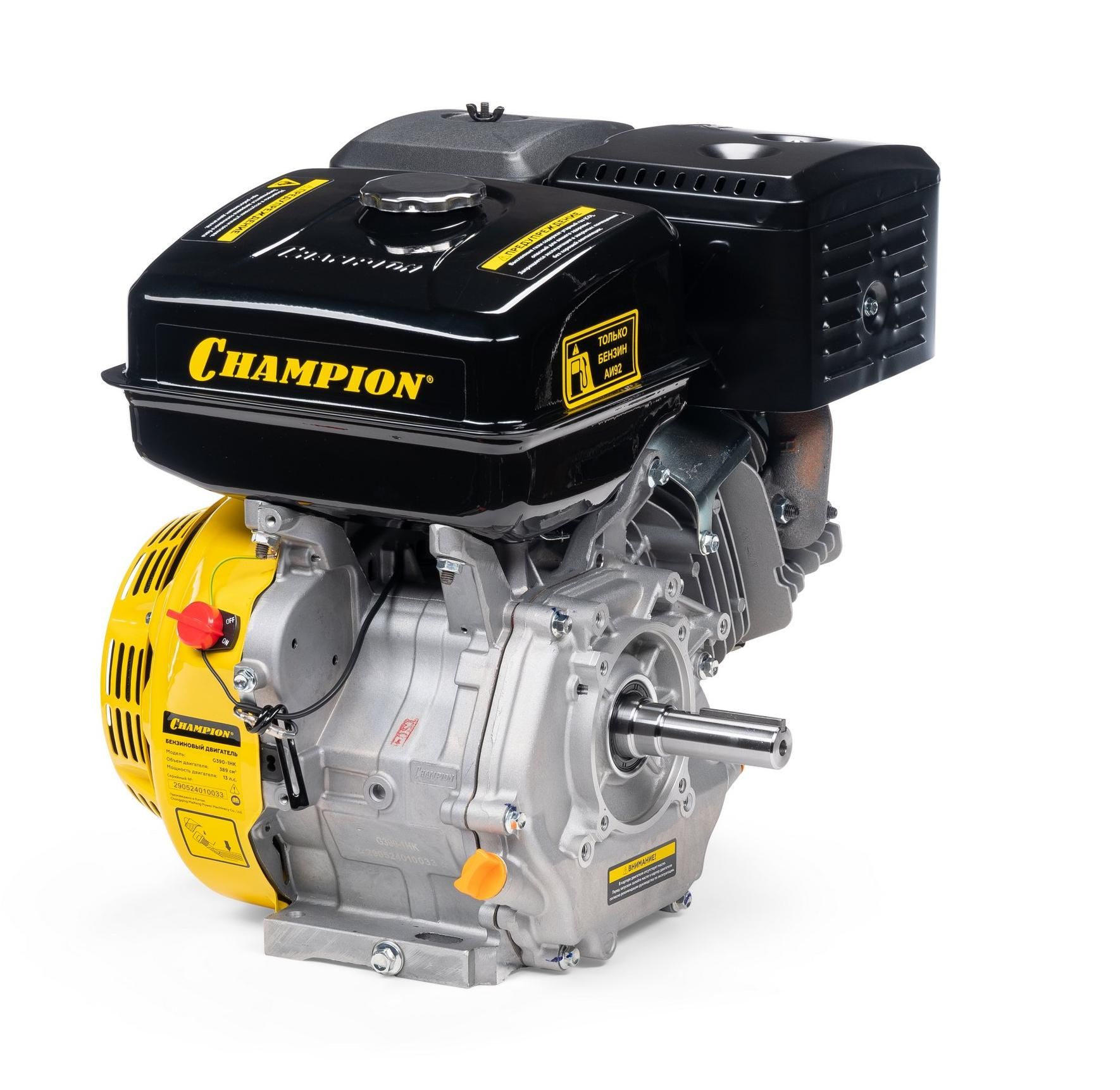 Двигатель с горизонтальным валом CHAMPION G390-1HK