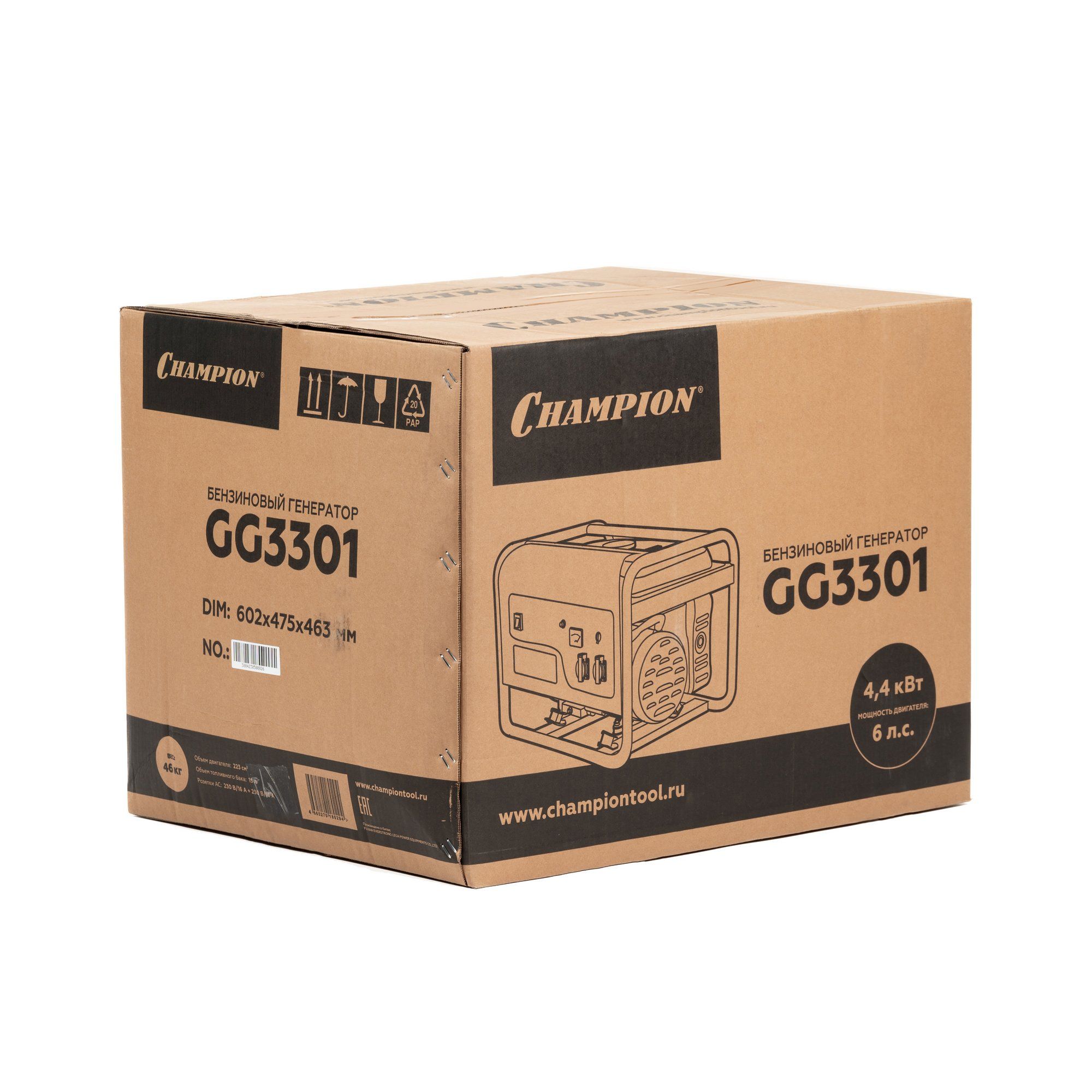 Бензиновый генератор CHAMPION GG3301