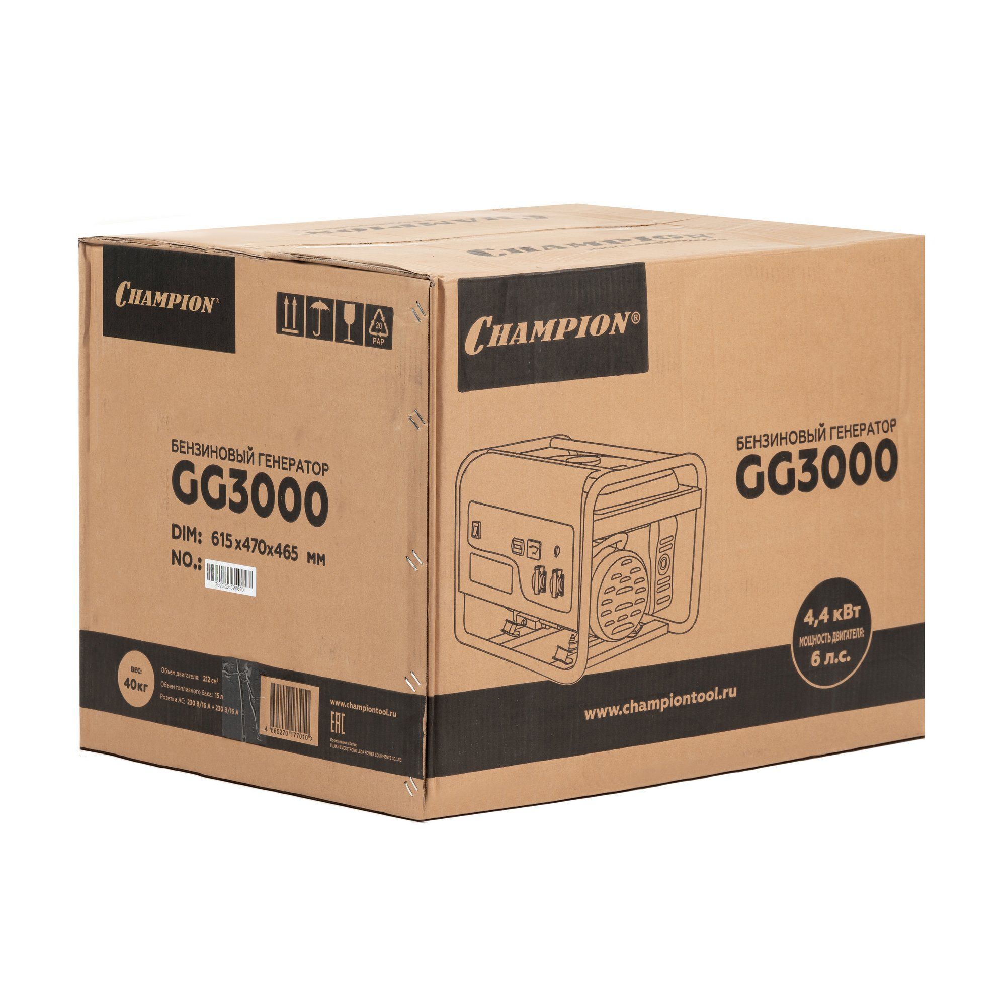 Бензиновый генератор CHAMPION GG3000