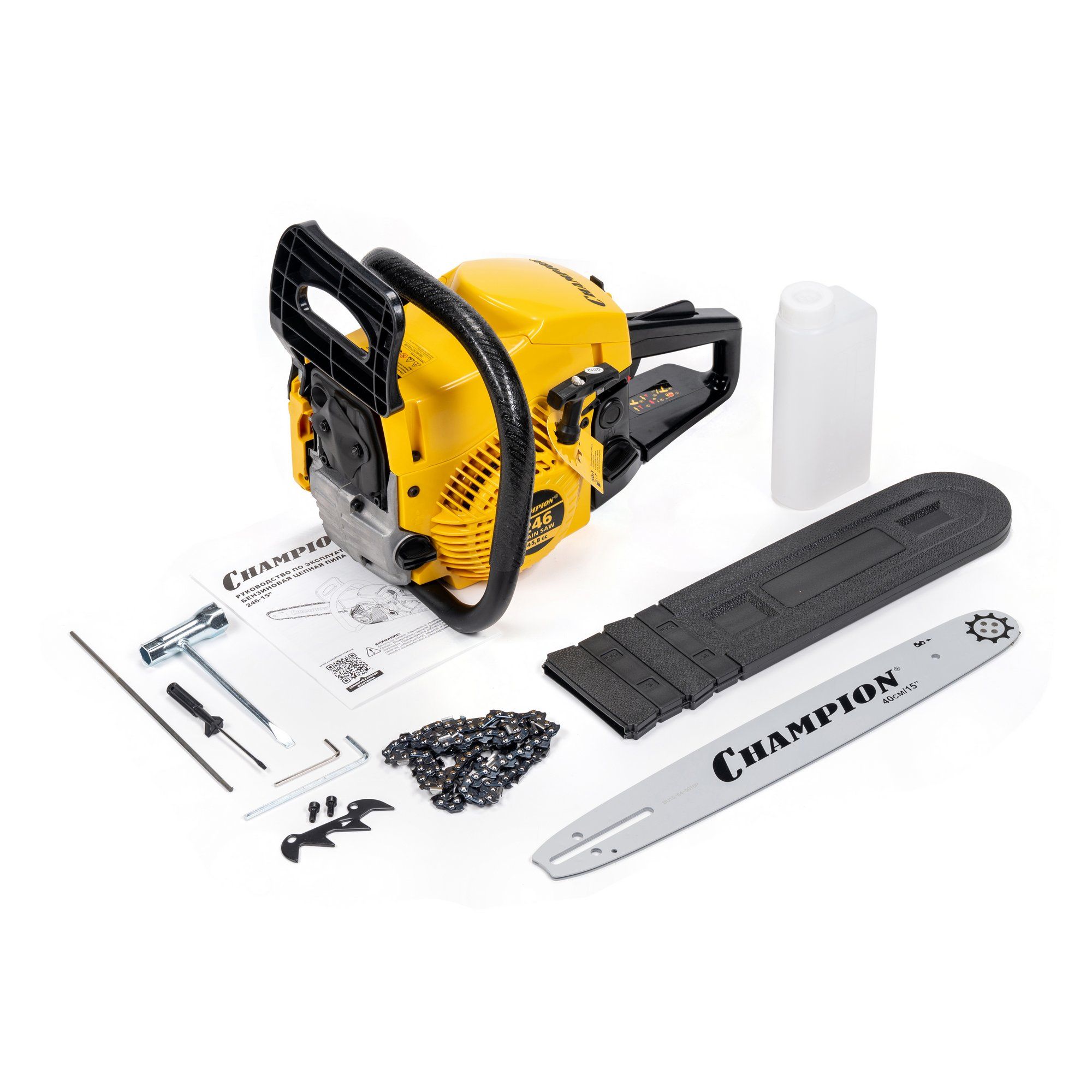 Бензиновая пила CHAMPION 246-15