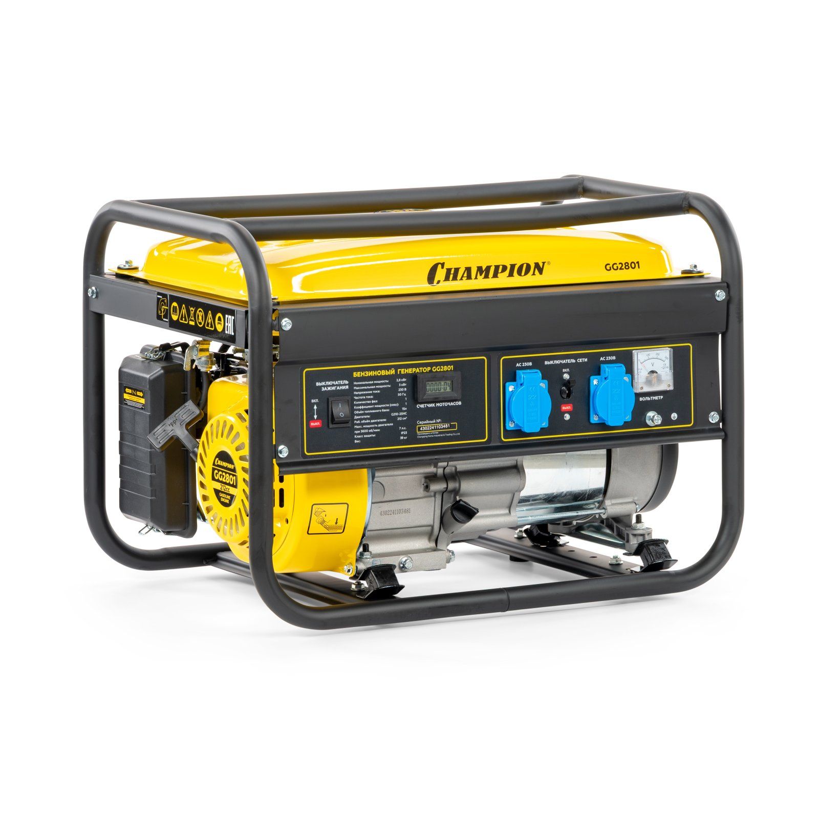 Бензиновый генератор CHAMPION GG2801