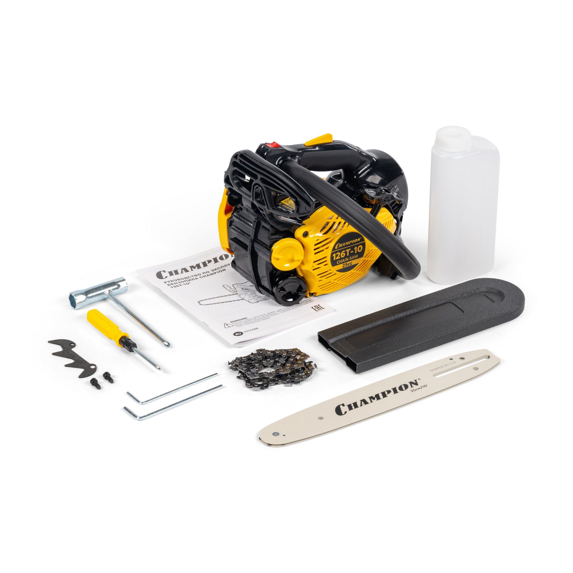 Бензиновая пила CHAMPION 126T-10