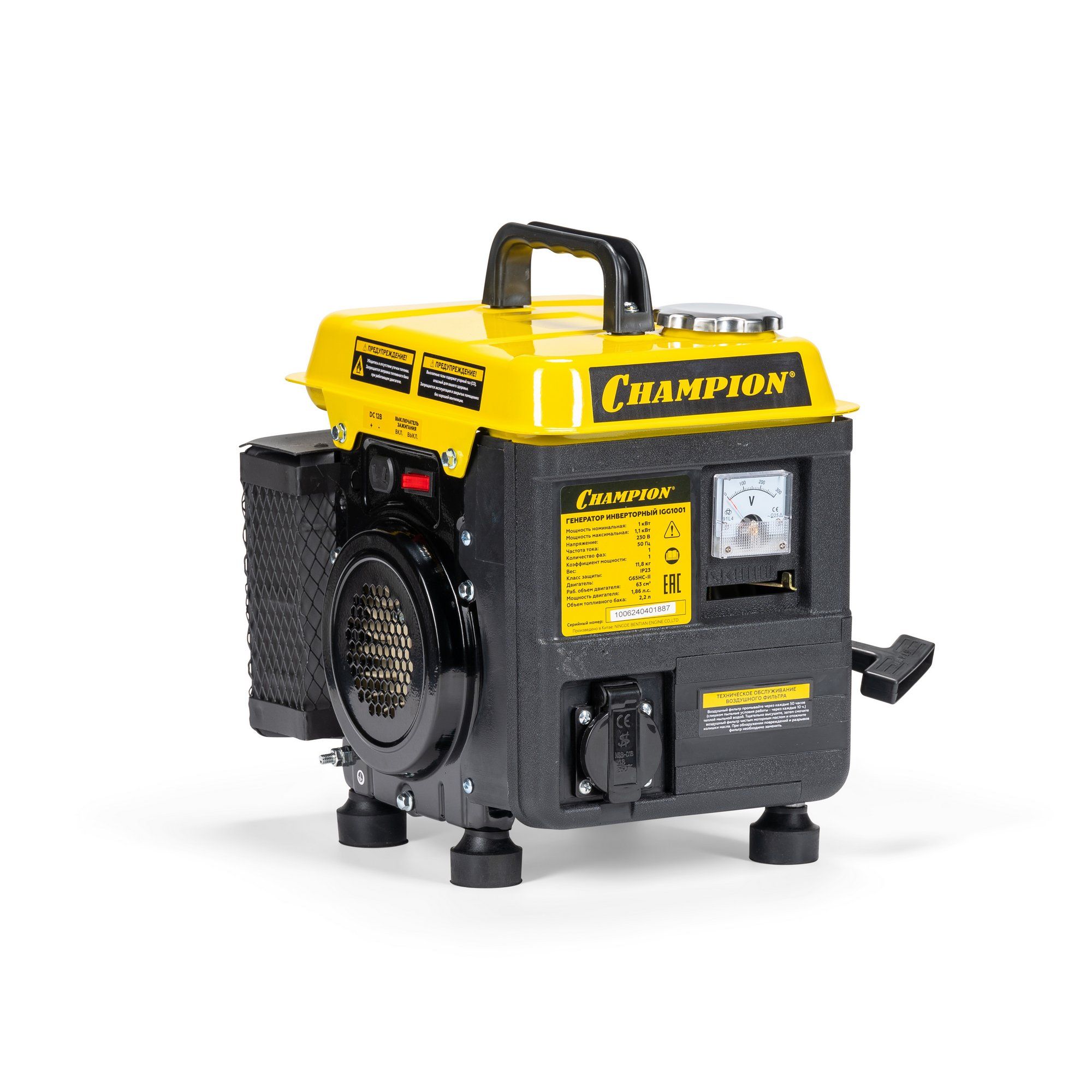 Инверторный генератор CHAMPION IGG1001