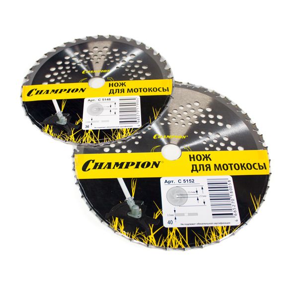 Нож и диск для триммеров CHAMPION C5152