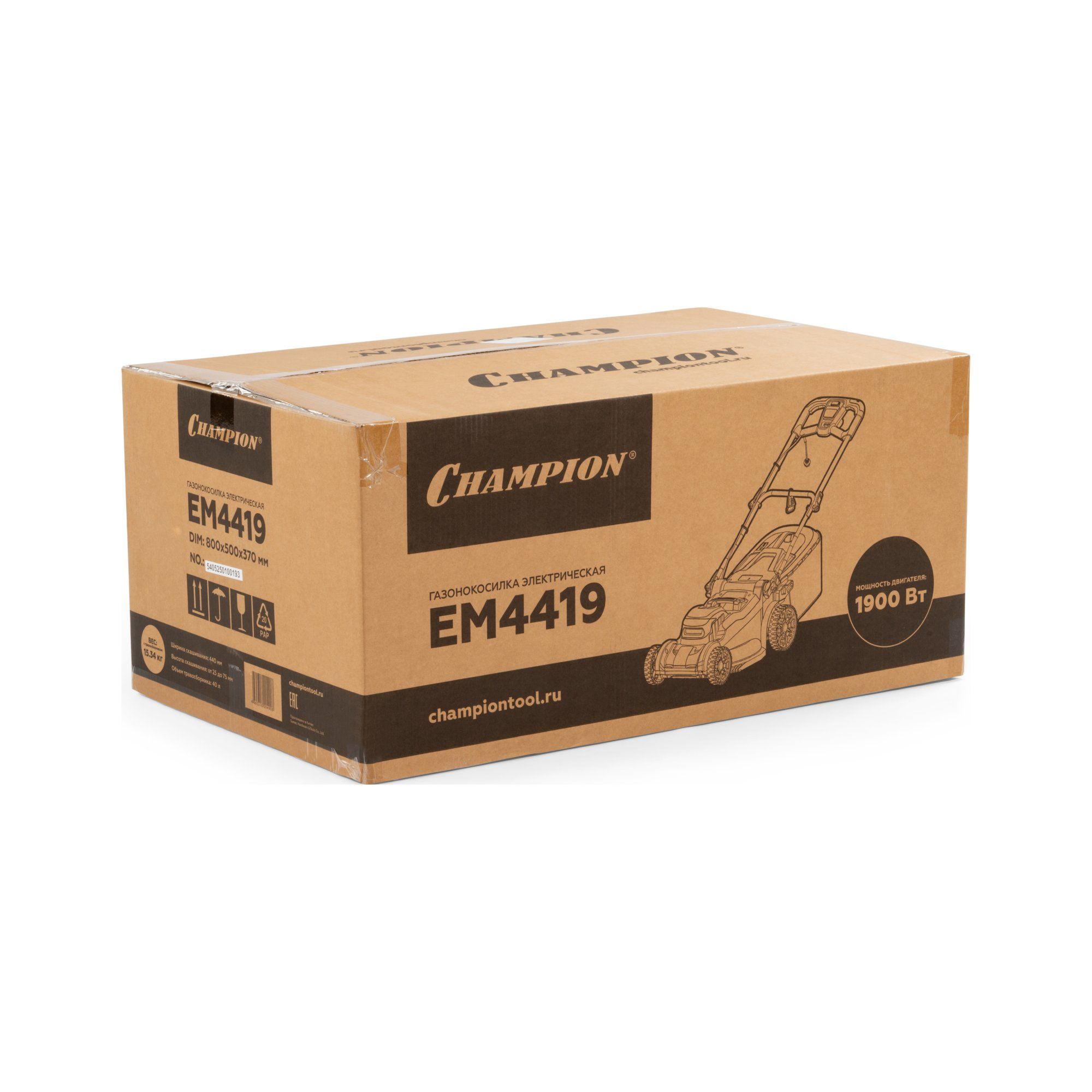 Электрическая газонокосилка CHAMPION EM4419