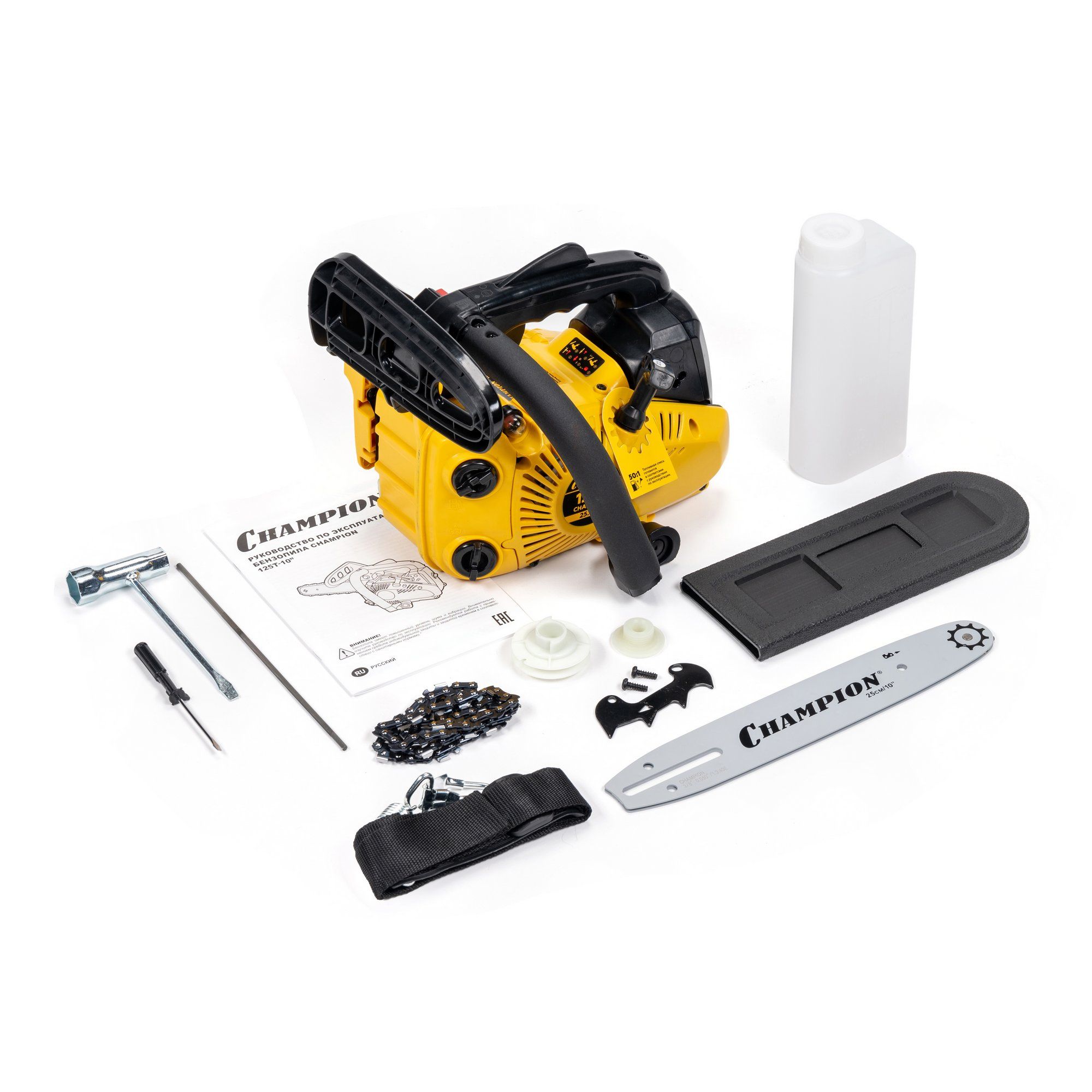 Бензиновая пила CHAMPION 125T-10