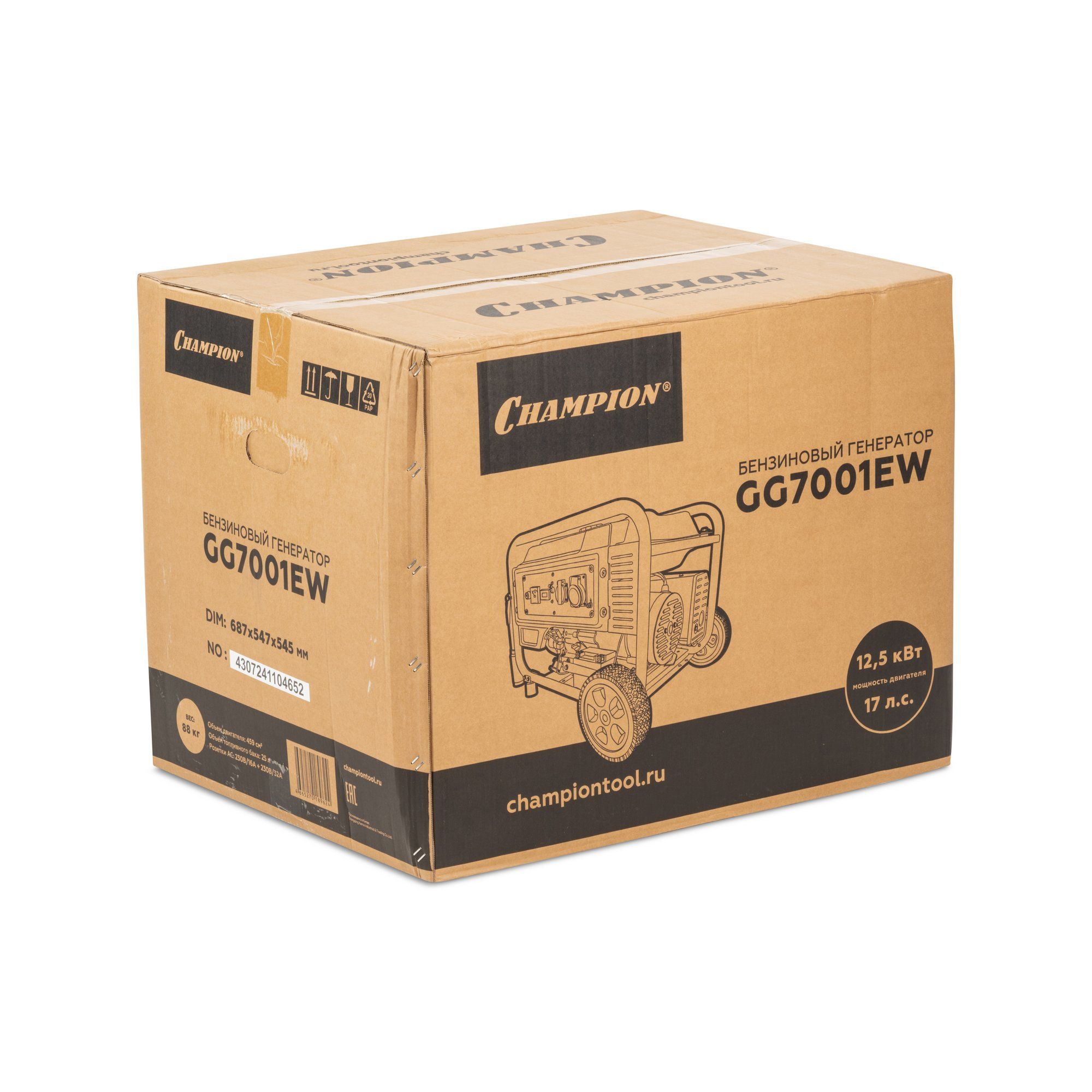 Бензиновый генератор CHAMPION GG7001EW