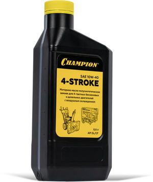Масло для 4-тактных двигателей, синтетическое Чемпион 952854