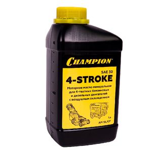Масло для 4-тактных двигателей, минеральное Чемпион 952852