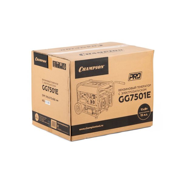 Бензиновый генератор ЧЕМПИОН GG7501E