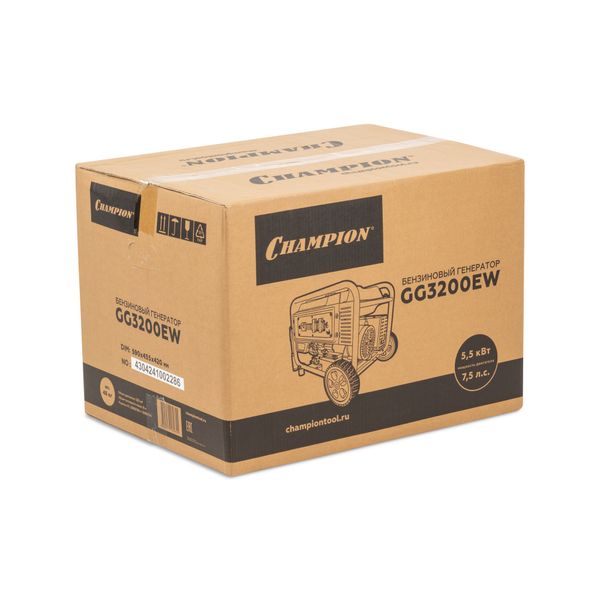 Бензиновый генератор ЧЕМПИОН GG3200EW