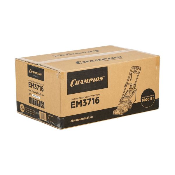 Электрическая газонокосилка ЧЕМПИОН EM3716