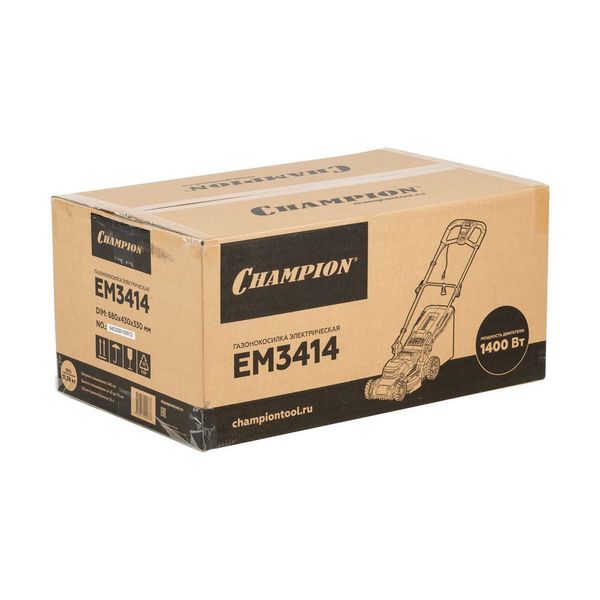 Электрическая газонокосилка ЧЕМПИОН EM3414