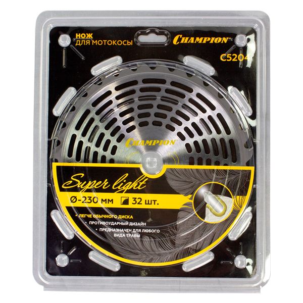 Нож и диск для триммеров Чемпион C5204