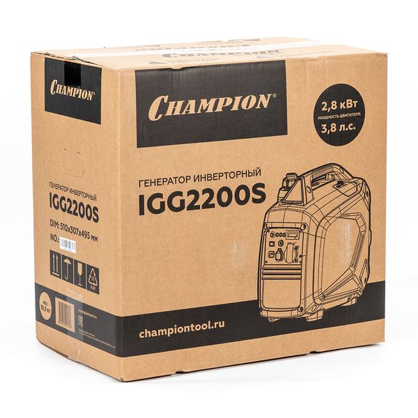 Инверторный генератор ЧЕМПИОН IGG2200S