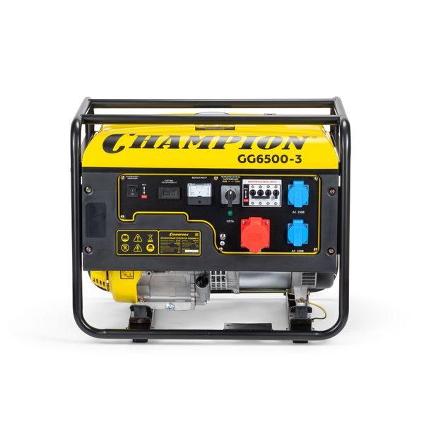 Бензиновый генератор ЧЕМПИОН GG6500-3