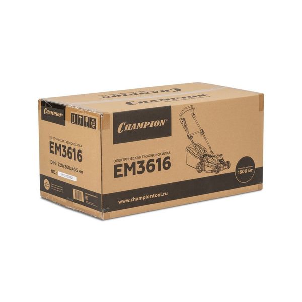 Электрическая газонокосилка ЧЕМПИОН EM3616