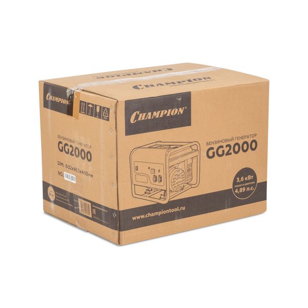 Бензиновый генератор ЧЕМПИОН GG2000