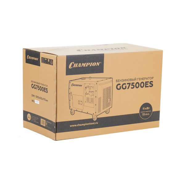 Бензиновый генератор ЧЕМПИОН GG7500ES