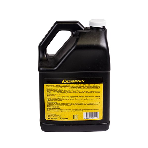 Масло для 4-тактных двигателей, минеральное Чемпион 952821