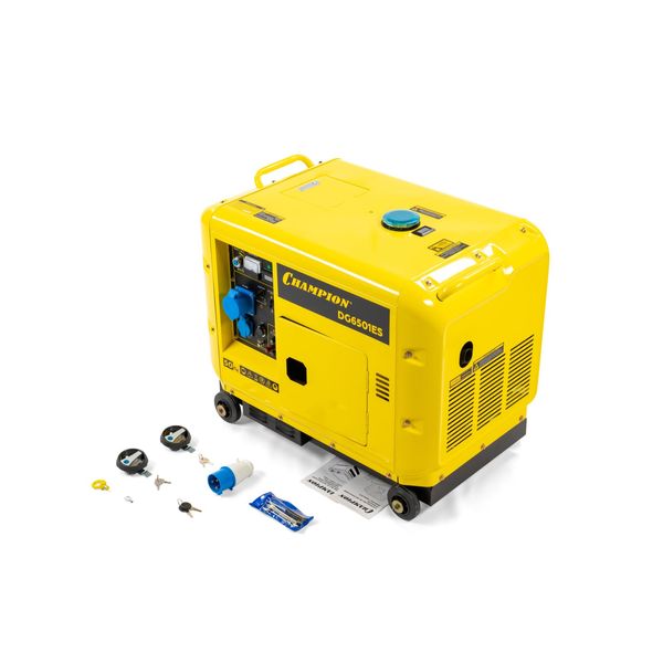 Дизельный генератор ЧЕМПИОН DG6501ES