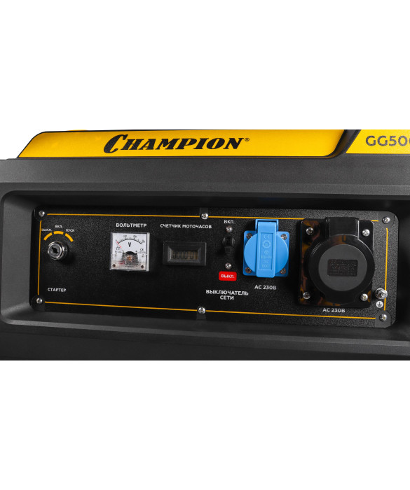 Бензиновый генератор Champion GG5000EW, 5 кВт