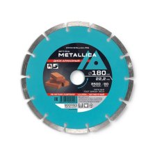 Диск алмазный по бетону, кирпичу Сегментный METALLICA Optima 180х22.23, H=7мм