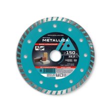 Диск алмазный по камню, кирпичу Турбо METALLICA Optima 150х22.23, H=7мм