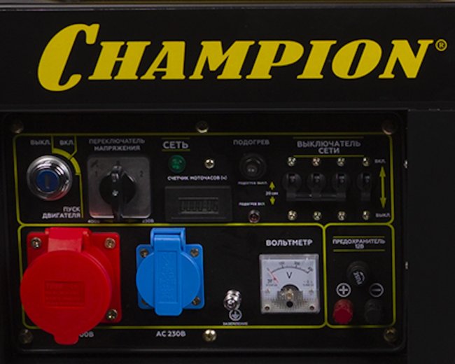 Изображение Дизельный генератор Champion DG6501E-3