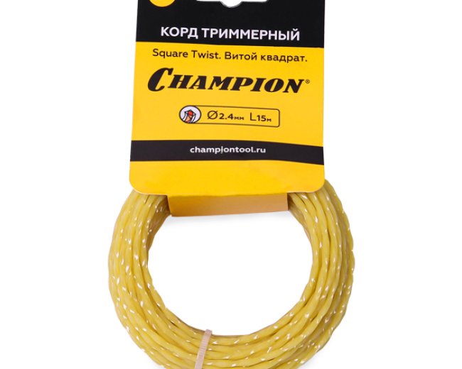 Корд триммерный Square Twist 2.4 мм х 15 м, C7079