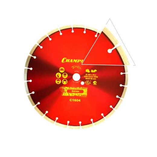 Изображение Диск алмазный CHAMPION бетон ST Concremax, С1604