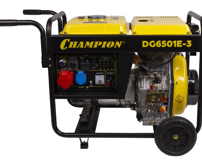 Изображение Дизельный генератор Champion DG6501E-3