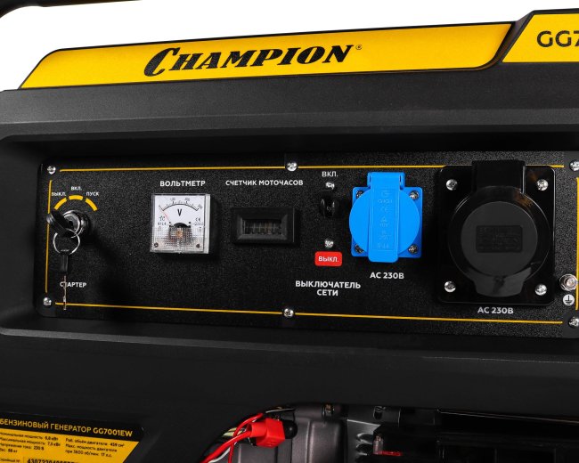 Изображение Бензиновый генератор Champion GG7001EW