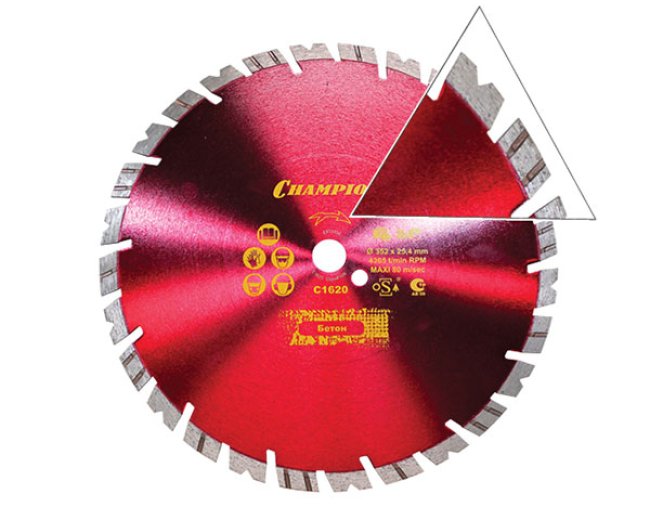 Изображение Диск алмазный CHAMPION универсальный ST Fast Gripper, С1620