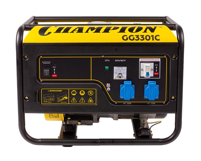 Изображение Бензиновый генератор Champion GG3301C