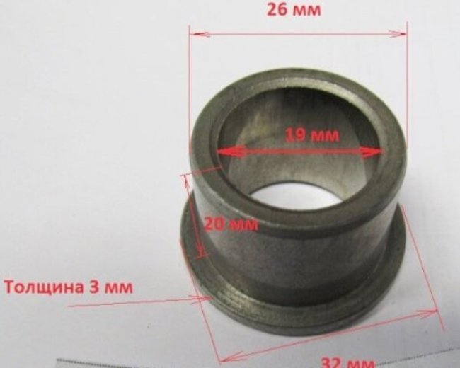 Втулка вала шнека ST556,655,656,656BS,761Е,762E,861(BS),1170E/STT1170E,1376Е/C3060