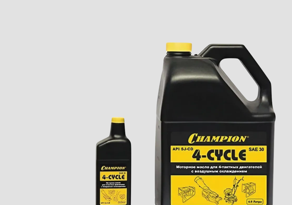 Масло для 4-тактных двигателей, минеральное CHAMPION Масло для 4-тактных двигателей, минеральное Чемпион